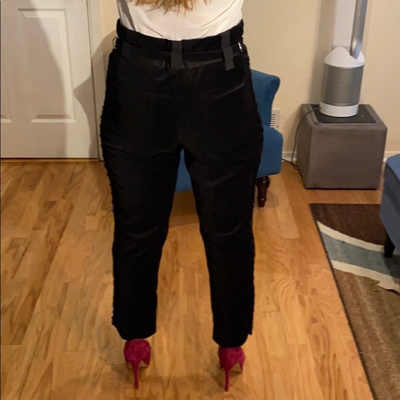 IRO Rome Pant in black velvet sz 40 (large) - Picture 3 of 13